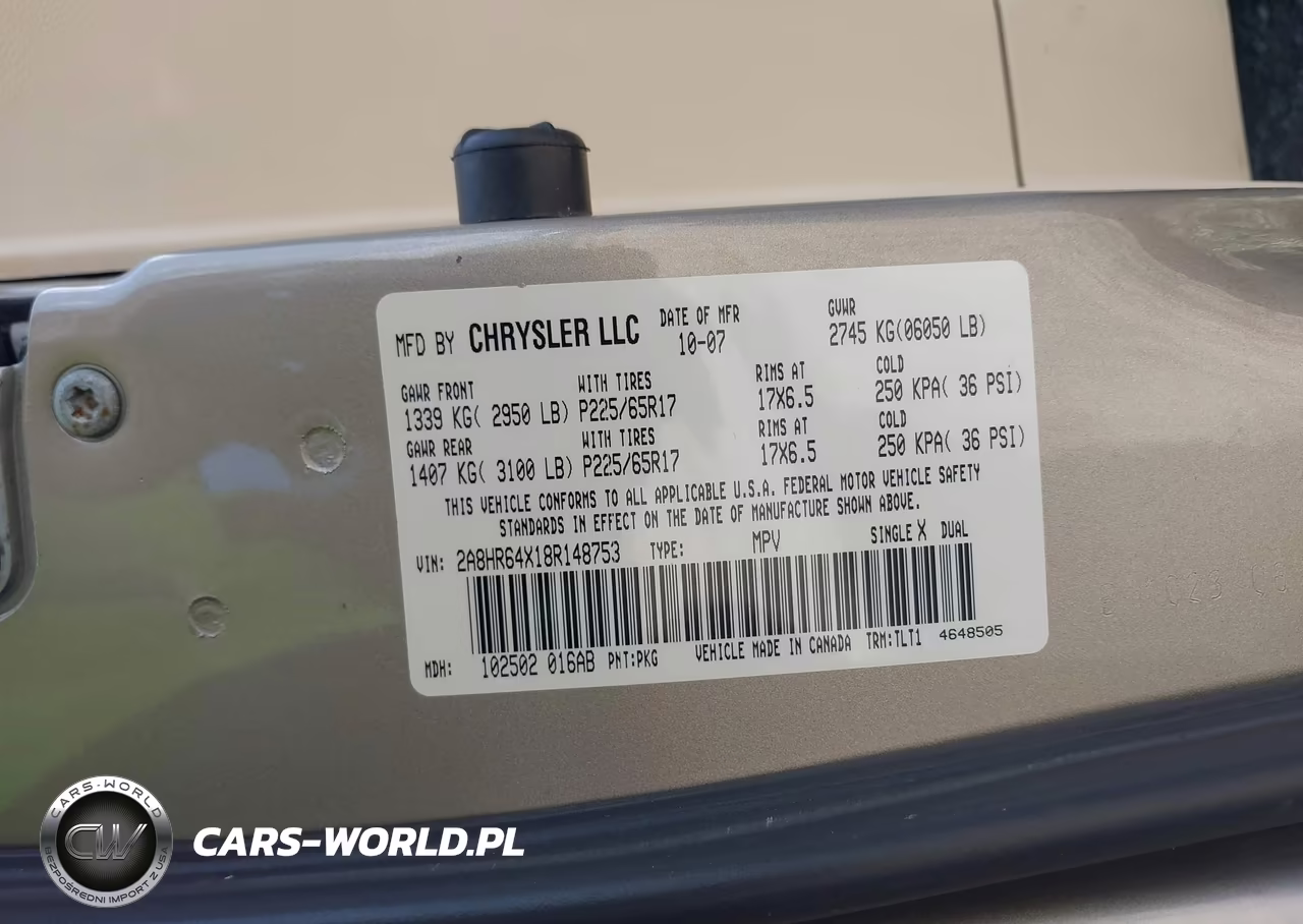 2008 Chrysler Town & Country Limited VIN:2A8HR64X18R148753 - 9