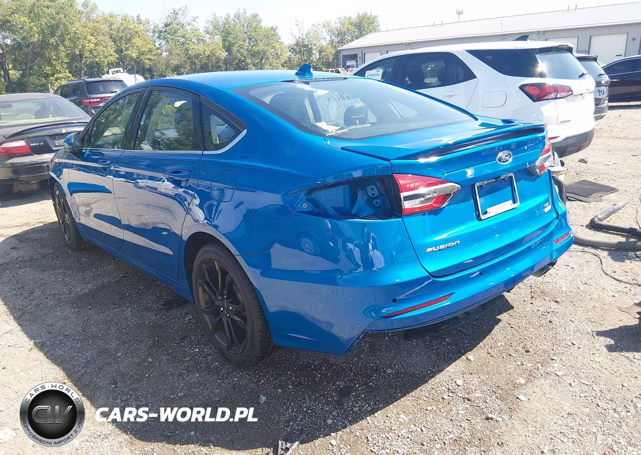 2019 Ford Fusion Se VIN:3FA6P0HD4KR167225 - 3