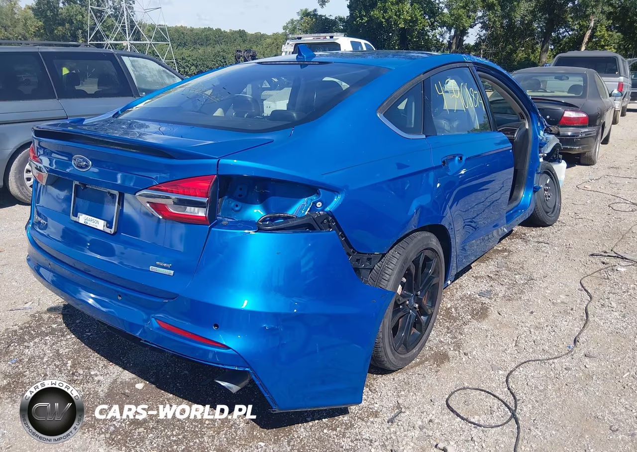 2019 Ford Fusion Se VIN:3FA6P0HD4KR167225 - 4