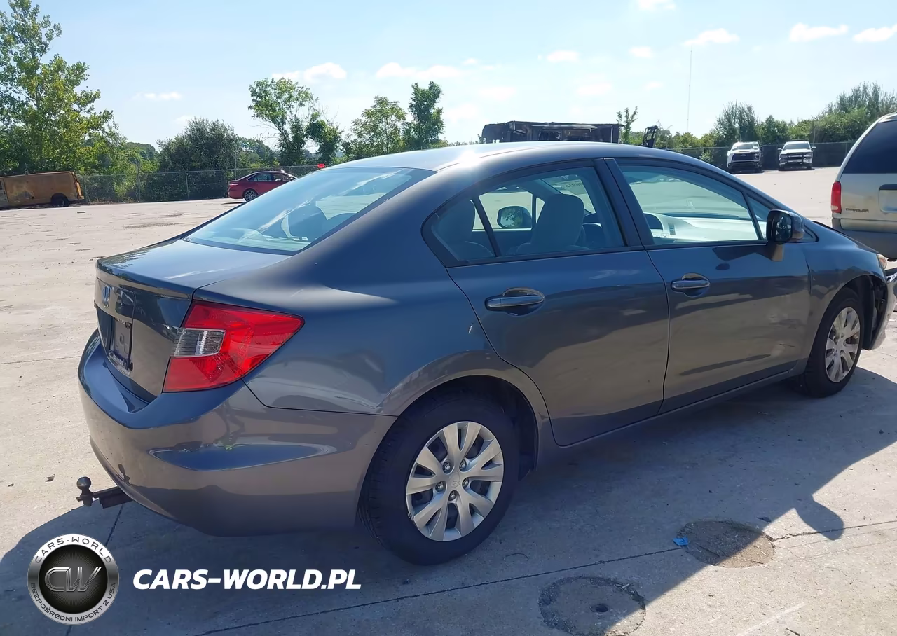 2012 Honda Civic Lx VIN:19XFB2E55CE026223 - 3