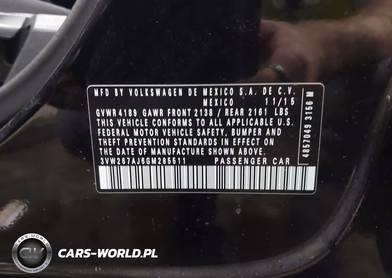 2016 Volkswagen Jetta 1.4T S VIN:3VW267AJ6GM285511 - 9