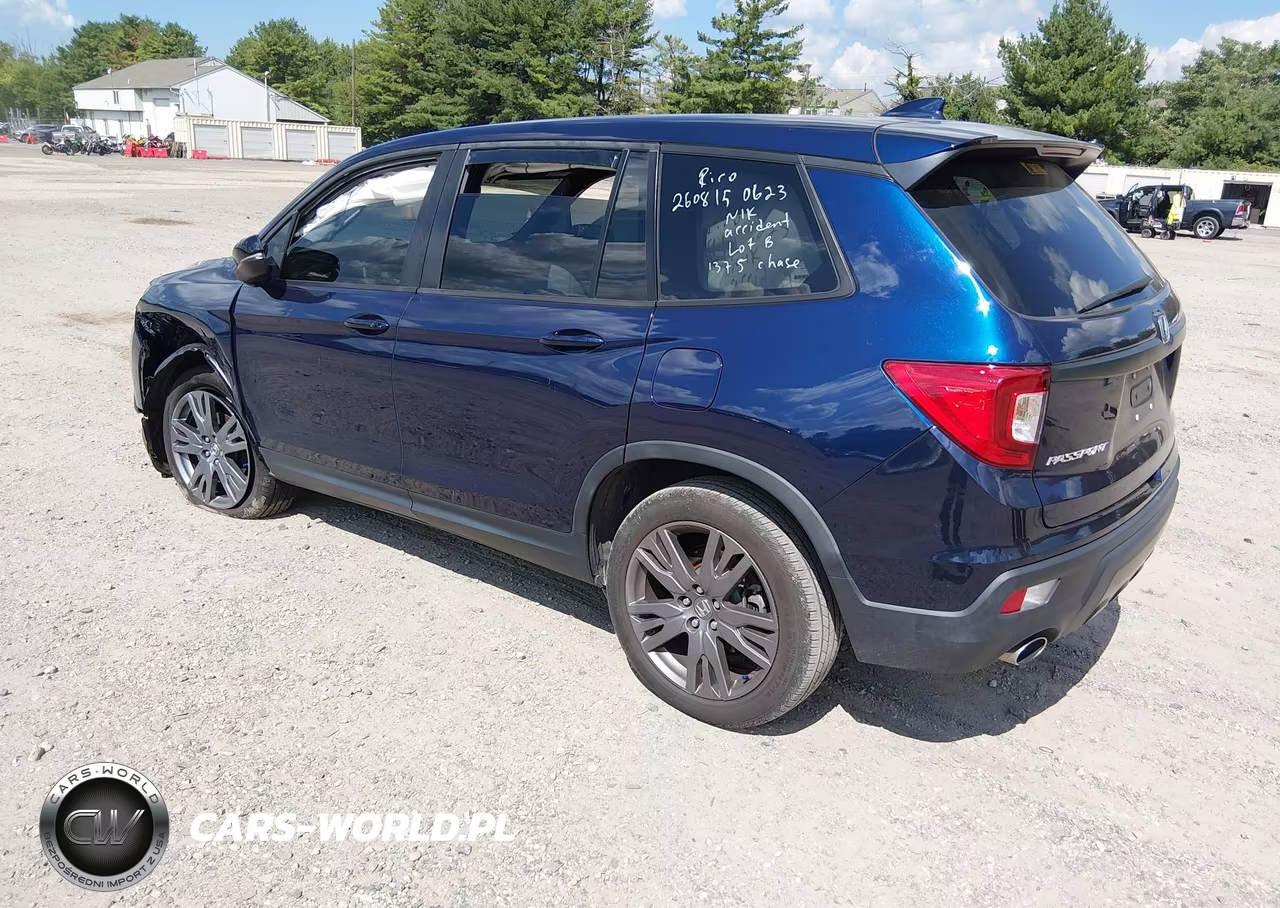 2021 Honda Passport Awd Ex-L VIN:5FNYF8H55MB035625 - 3