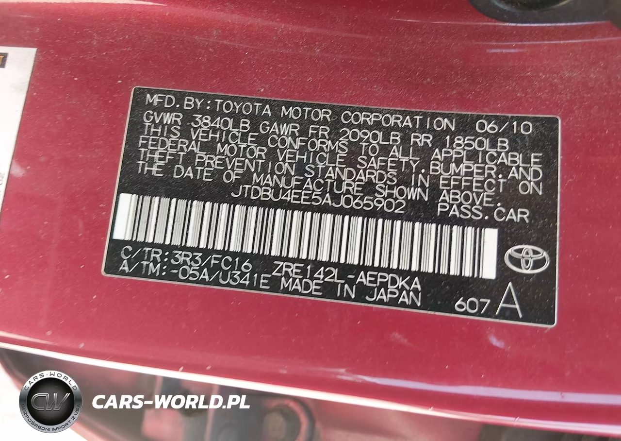 2010 Toyota Corolla Le VIN:JTDBU4EE5AJ065902 - 9