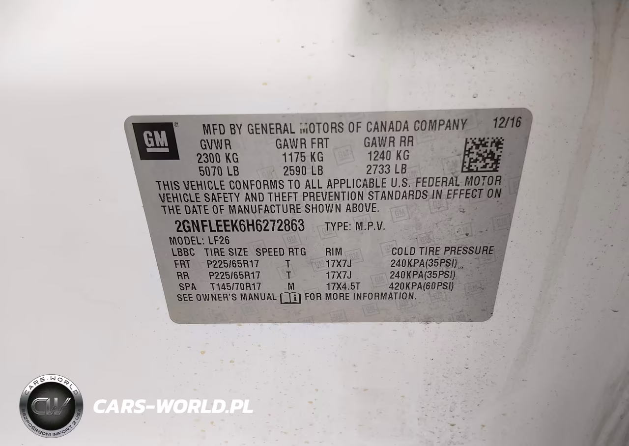 2017 Chevrolet Equinox Ls VIN:2GNFLEEK6H6272863 - 9