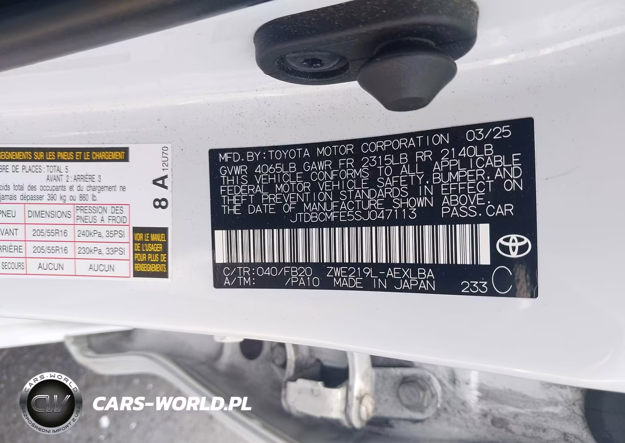 2025 Toyota Corolla Hybrid Le VIN:JTDBCMFE5SJ047113 - 9