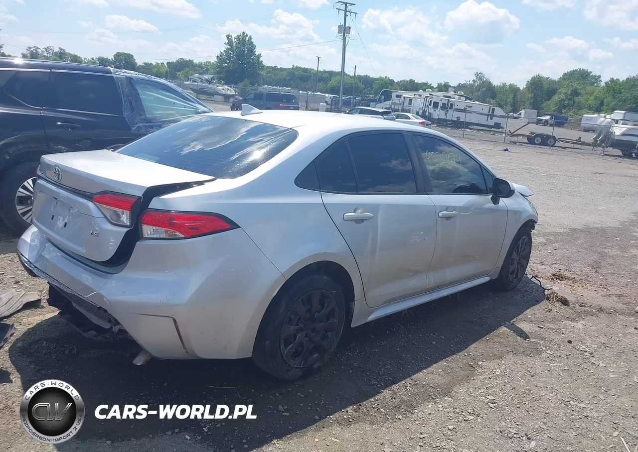 2020 Toyota Corolla Le VIN:JTDEPRAE2LJ114662 - 4