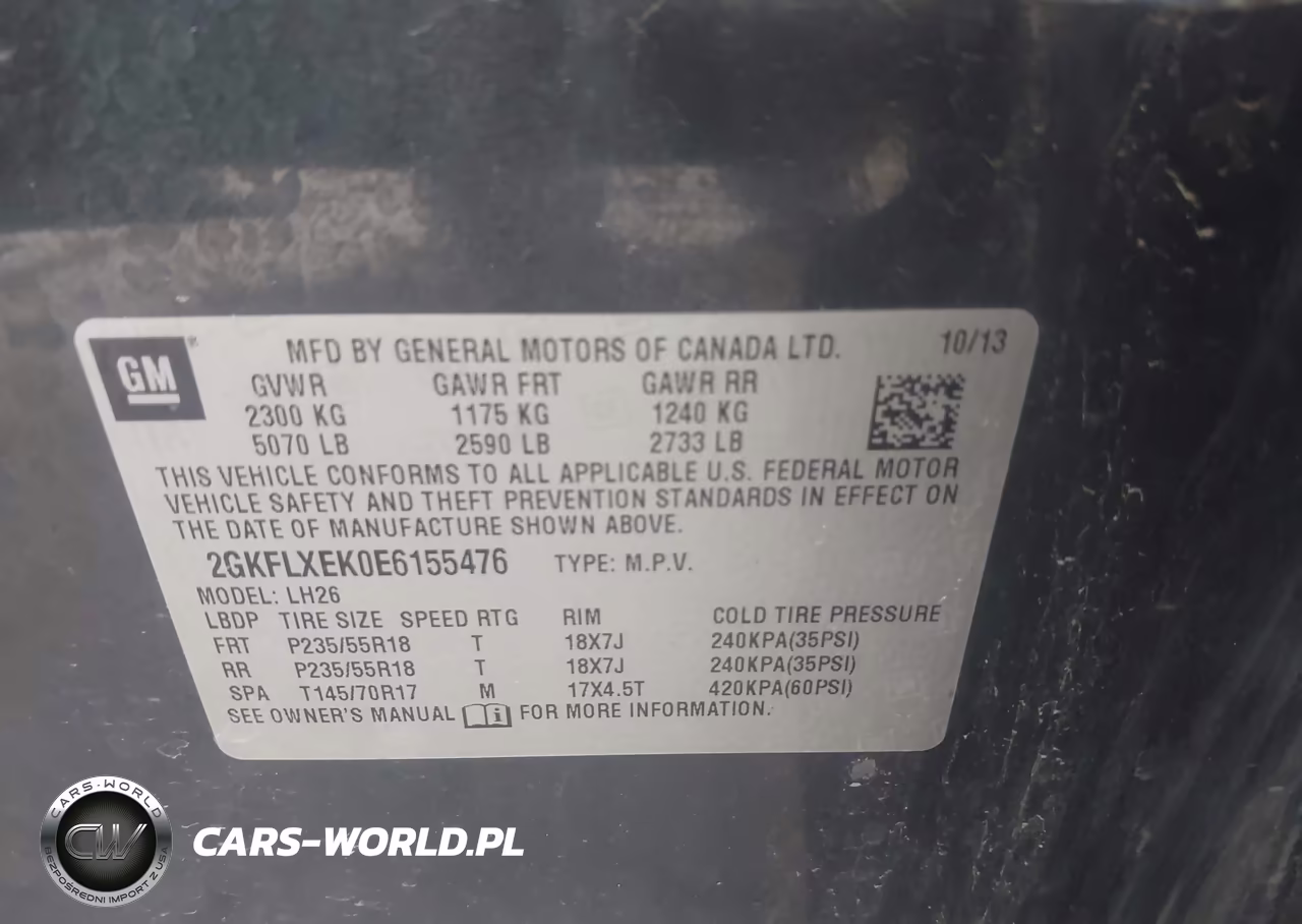 2014 GMC Terrain Slt-1 VIN:2GKFLXEK0E6155476 - 9
