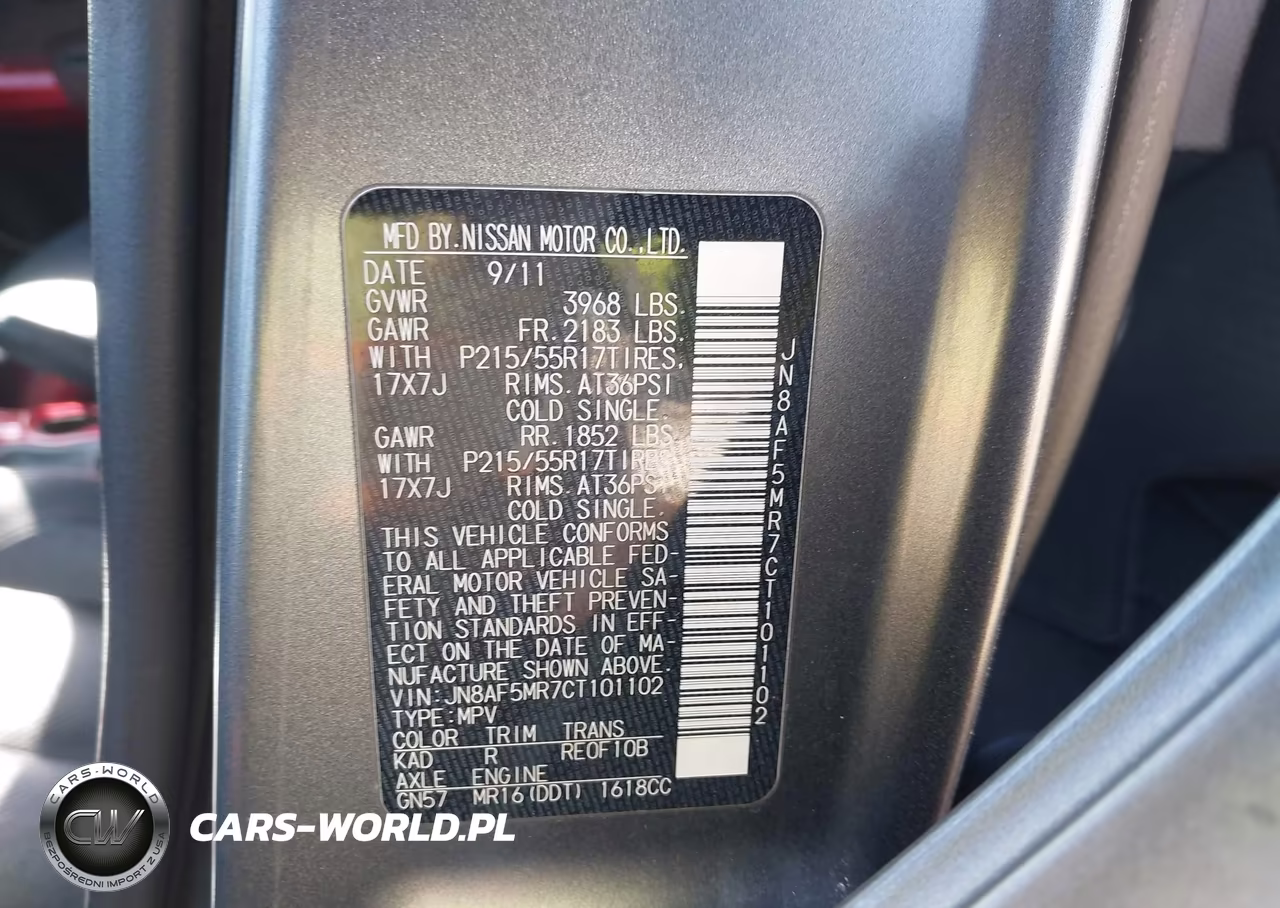 2012 Nissan Juke Sl VIN:JN8AF5MR7CT101102 - 9