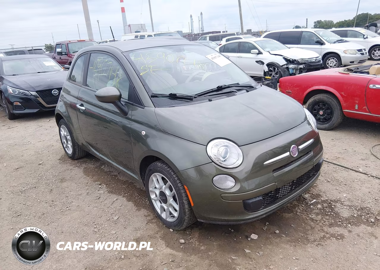 2012 Fiat 500 Pop VIN:3C3CFFAR4CT382038 - 1