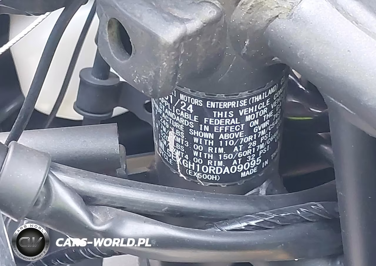2024 Kawasaki Ex500 H VIN:ML5EXGH10RDA09095 - 10