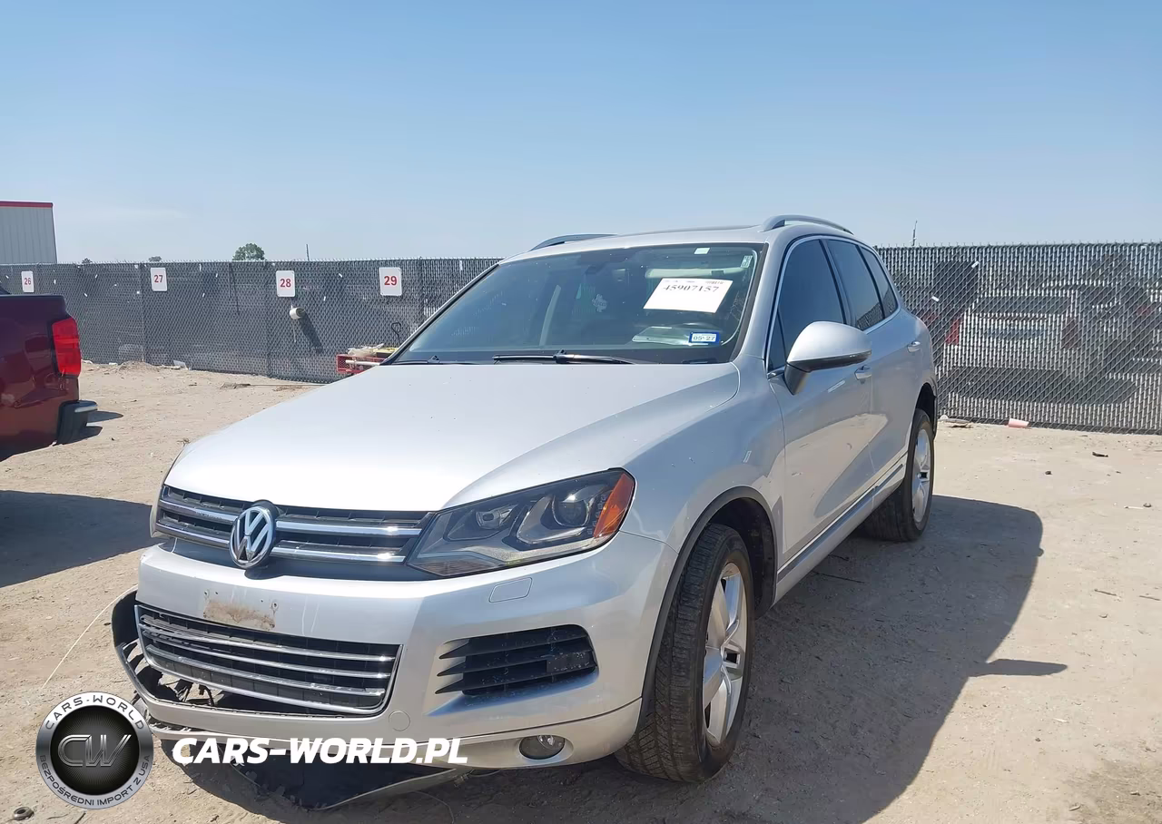 2012 Volkswagen Touareg Vr6 Lux VIN:WVGFF9BP2CD004518 - 2
