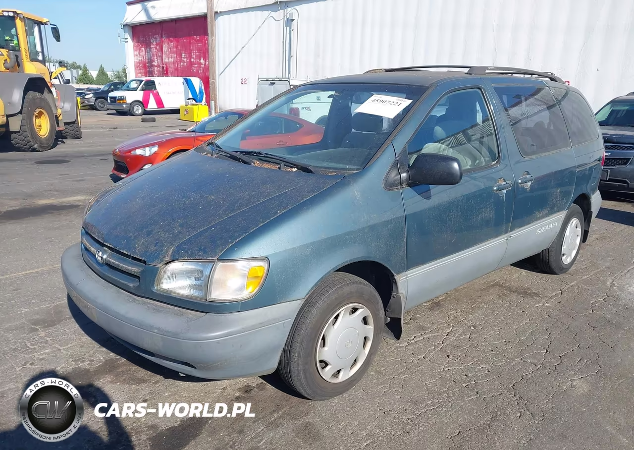 2000 Toyota Sienna Ce VIN:4T3ZF19CXYU202862 - 2