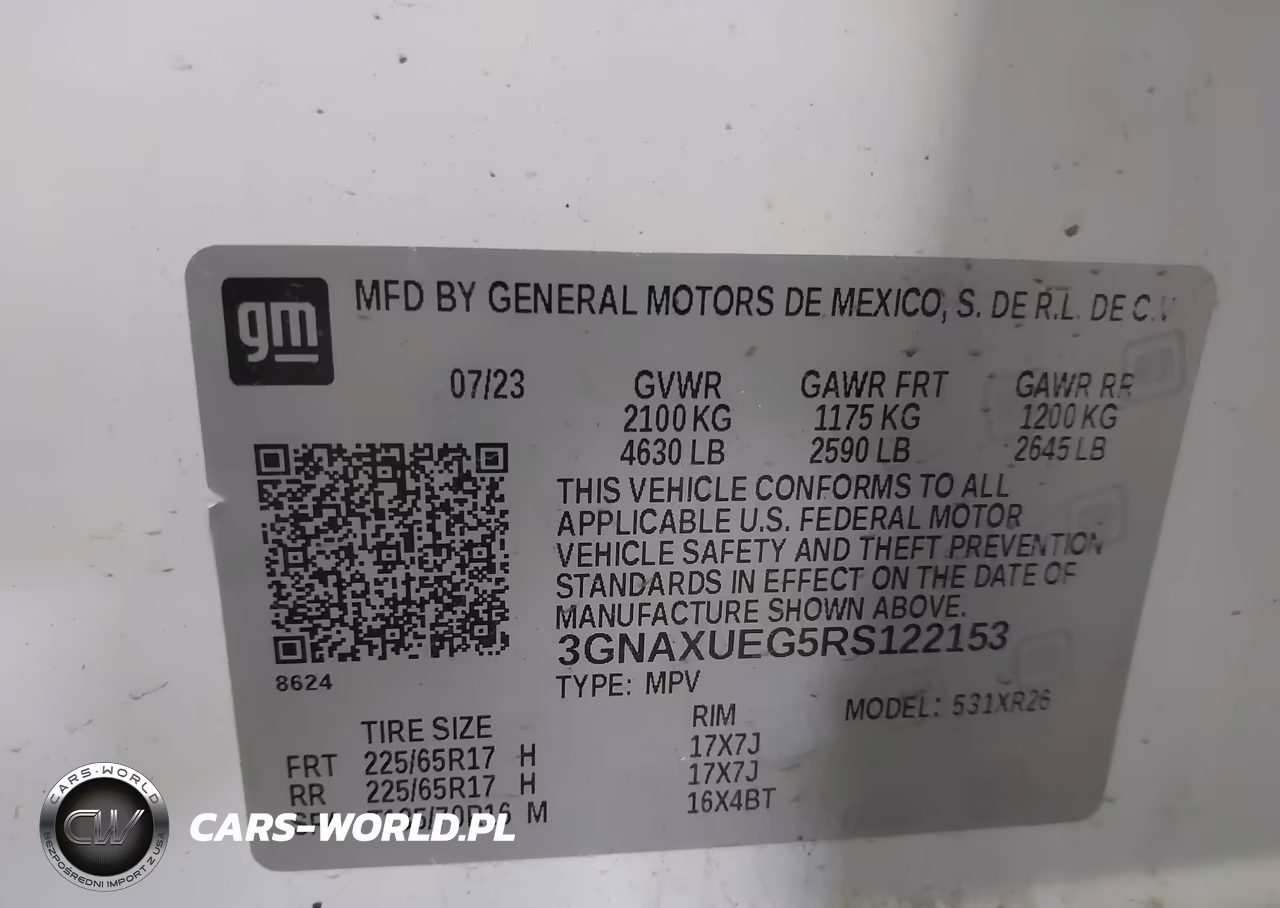 2024 Chevrolet Equinox Awd Lt VIN:3GNAXUEG5RS122153 - 9