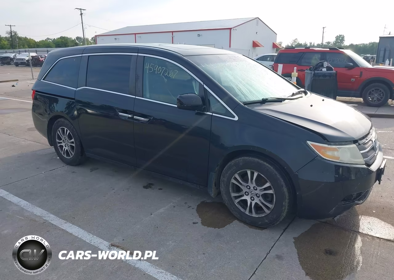 2011 Honda Odyssey Ex-L VIN:5FNRL5H62BB058331 - 1