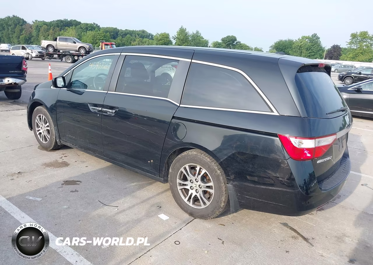 2011 Honda Odyssey Ex-L VIN:5FNRL5H62BB058331 - 3