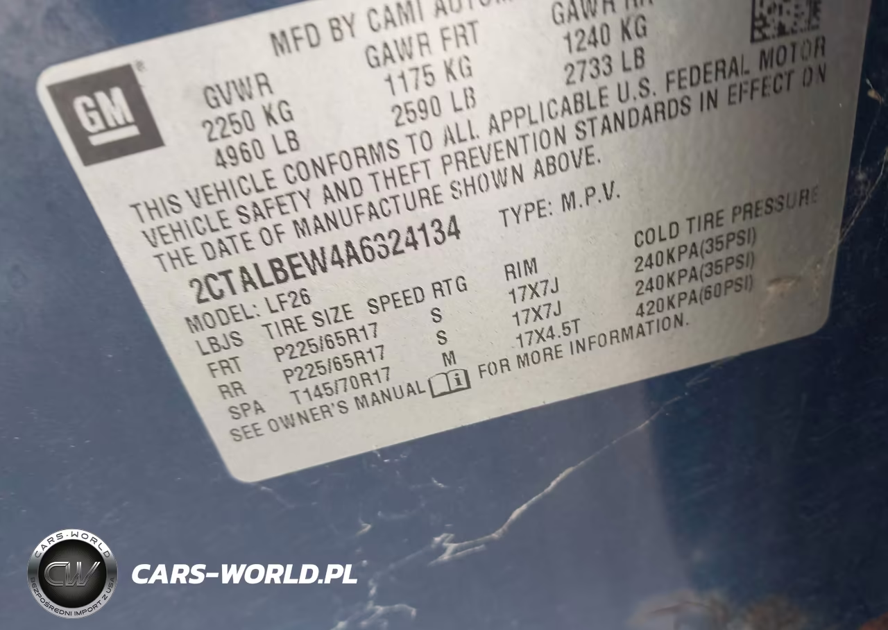2010 GMC Terrain Sle-1 VIN:2CTALBEW4A6324134 - 9