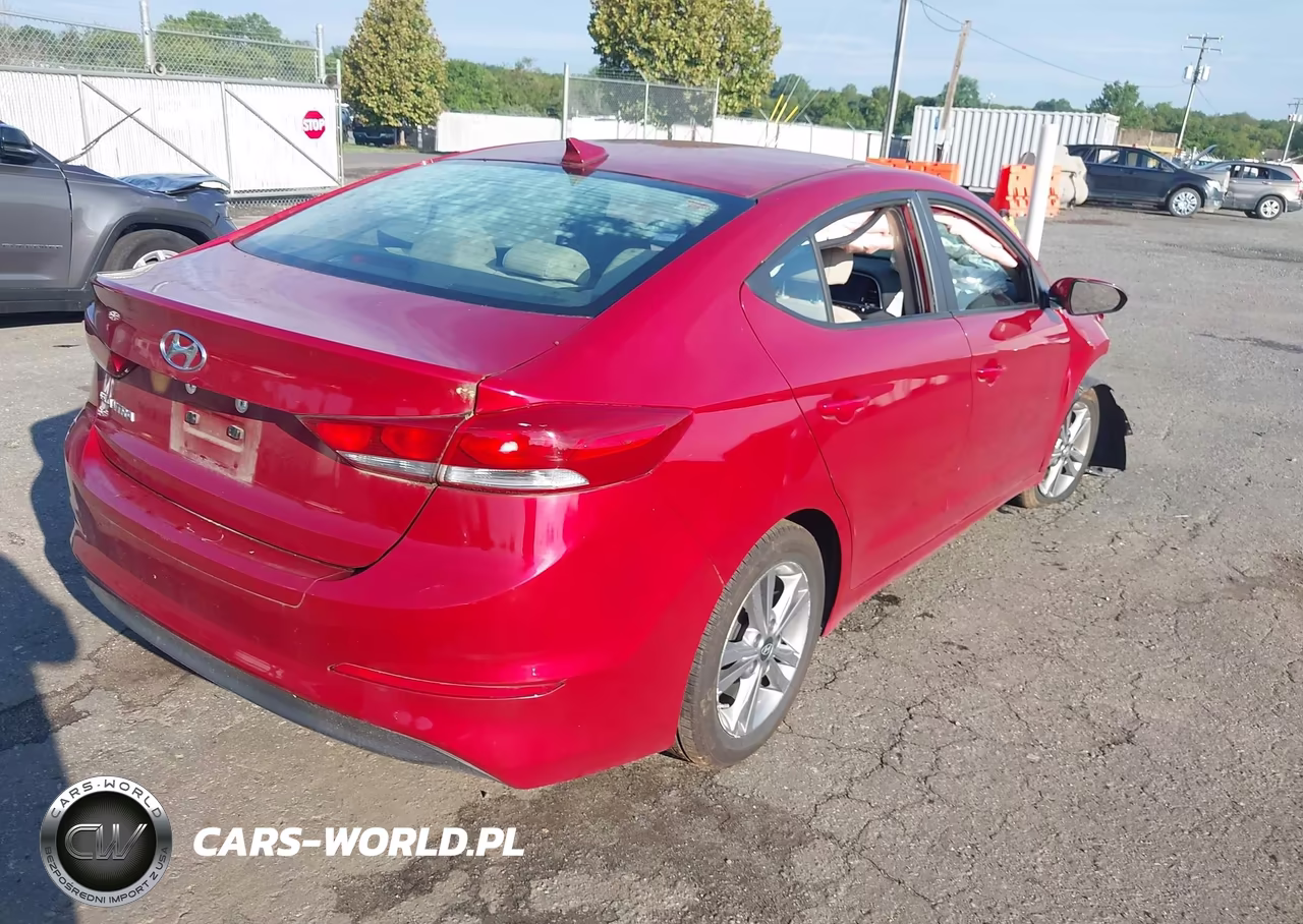 2017 Hyundai Elantra Se VIN:KMHD84LF3HU422524 - 4