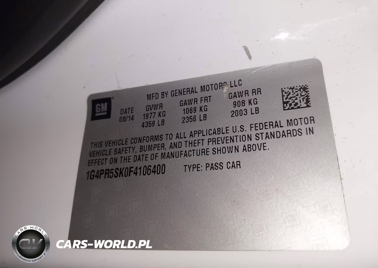 2015 Buick Verano Convenience Group VIN:1G4PR5SK0F4106400 - 9