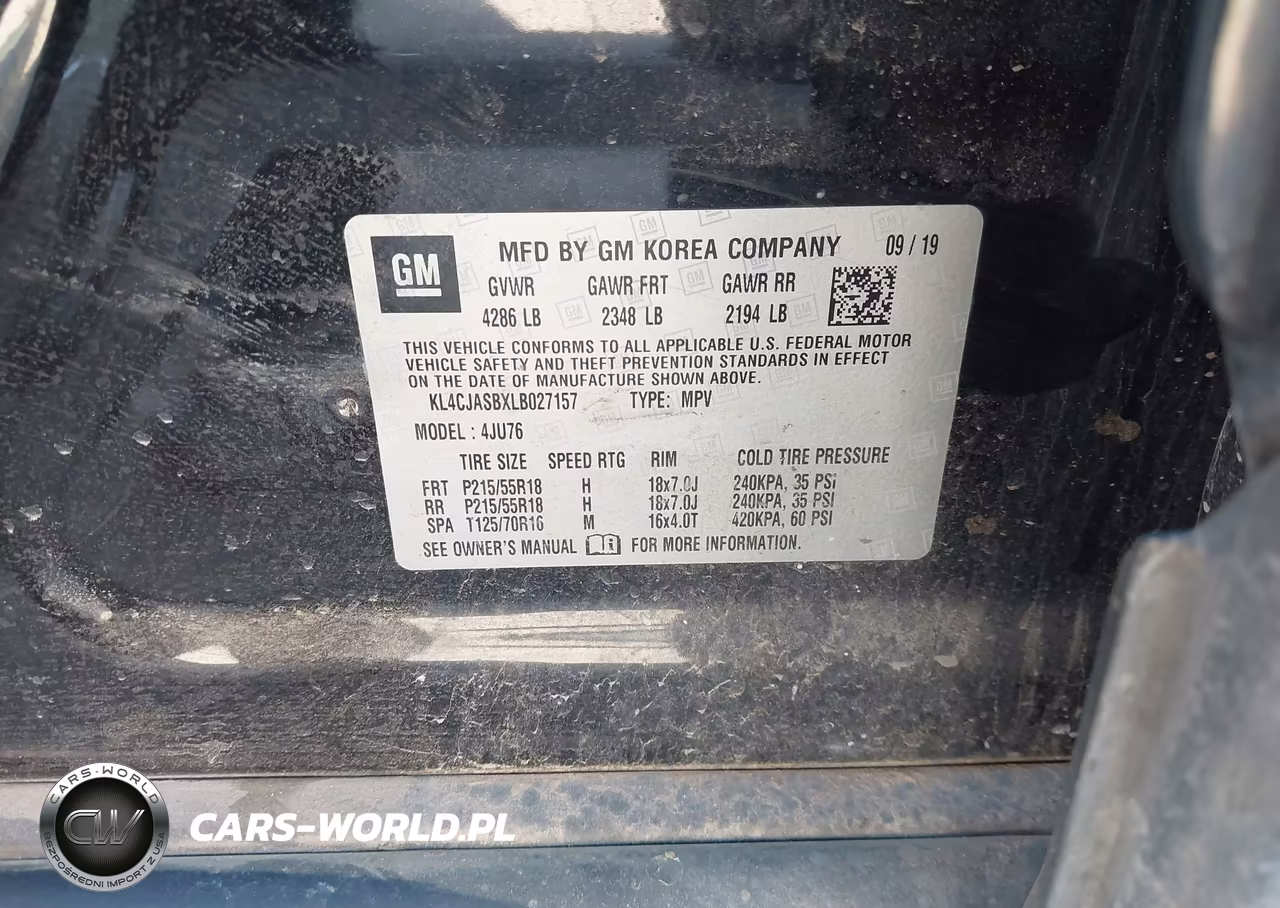 2020 Buick Encore Fwd Preferred VIN:KL4CJASBXLB027157 - 9