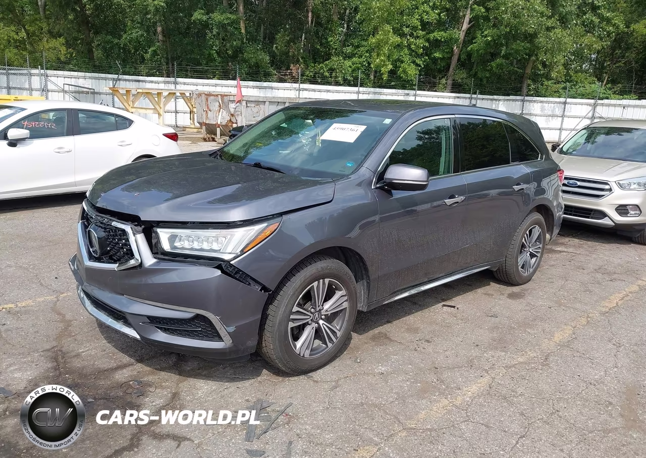2017 Acura Mdx VIN:5FRYD4H36HB018589 - 2