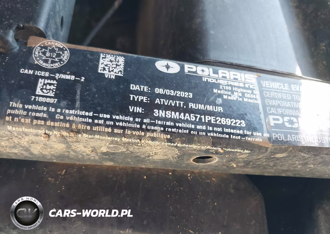 2023 Polaris Ranger Crew Sp 570 VIN:3NSM4A571PE269223 - 10