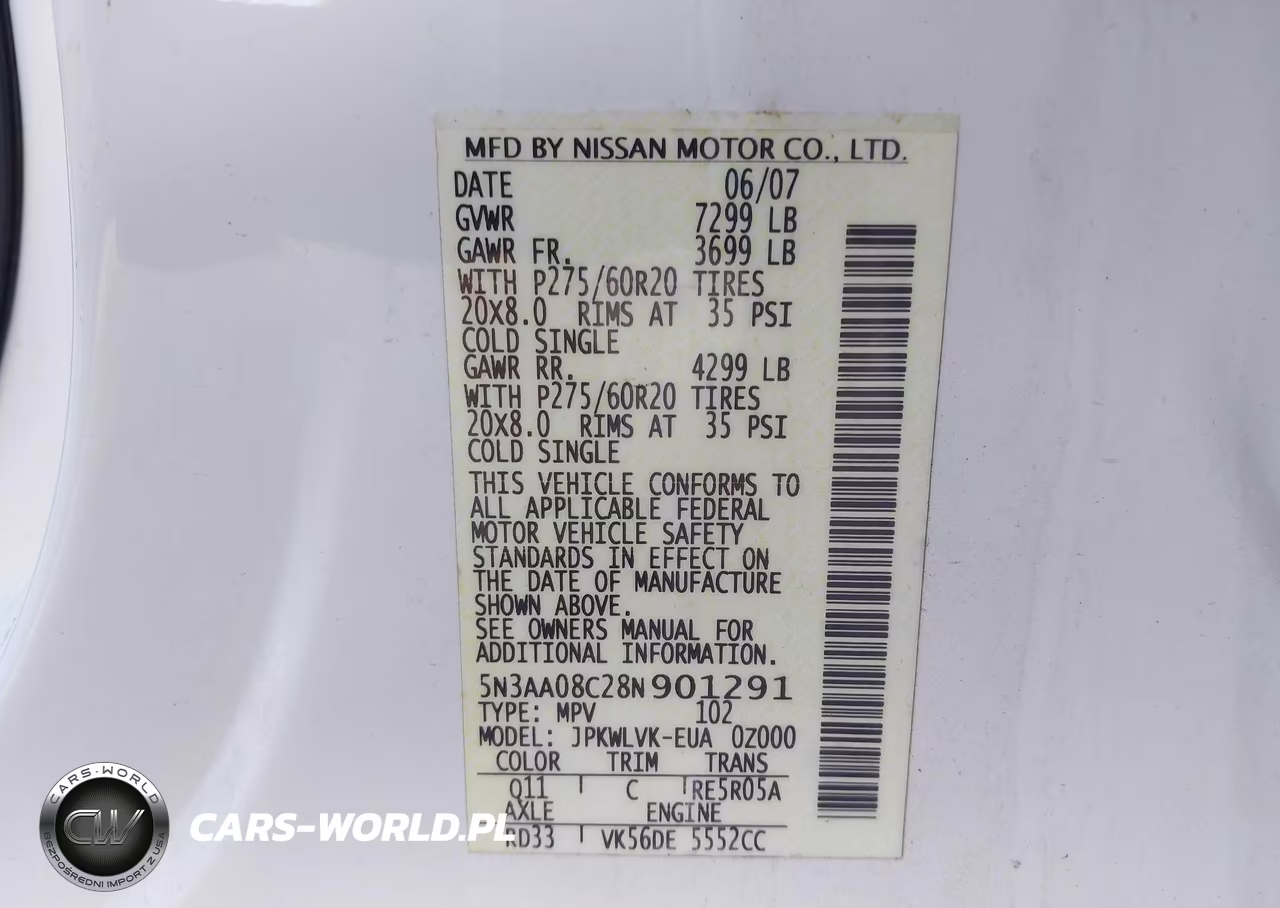 2008 Infiniti Qx56 VIN:5N3AA08C28N901291 - 9