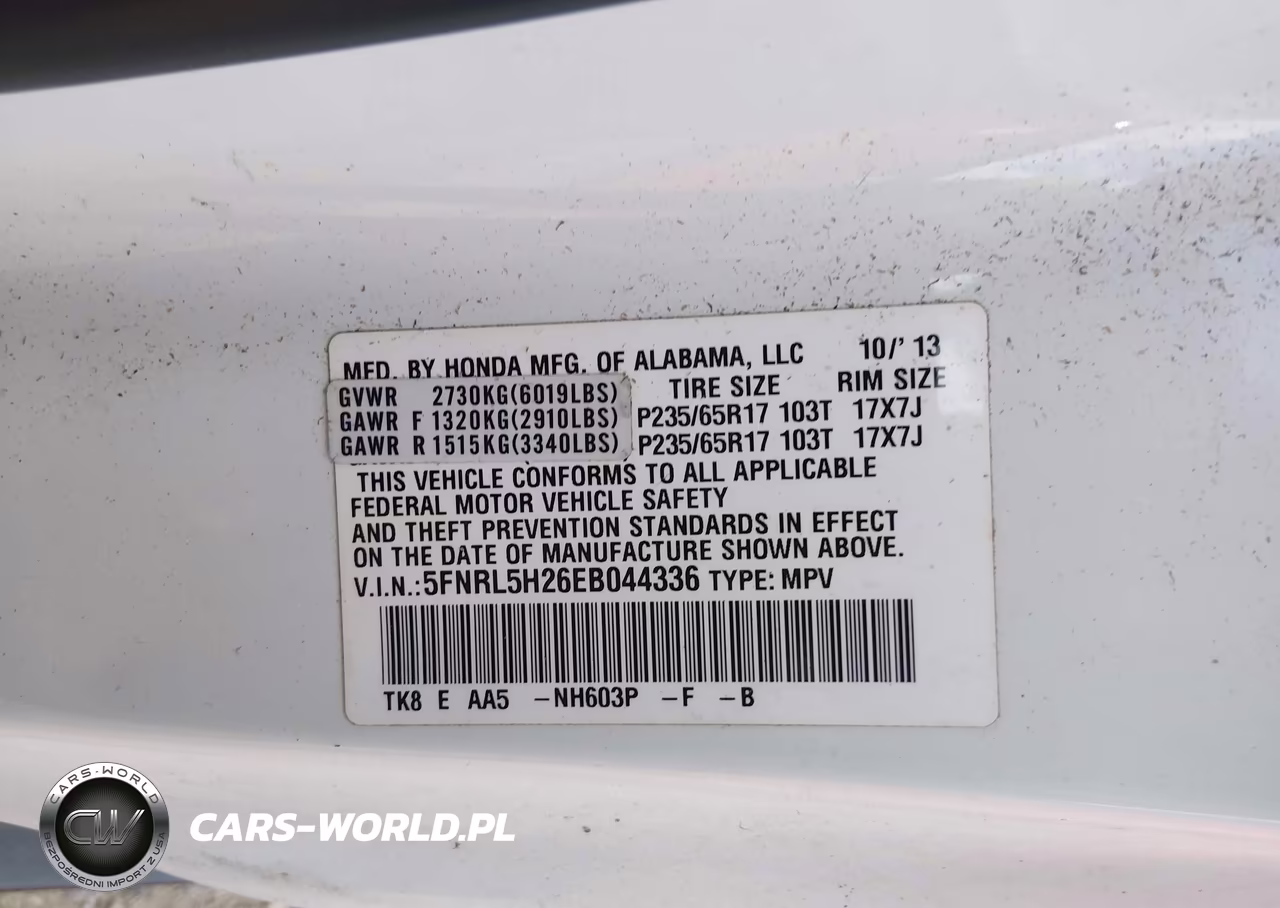 2014 Honda Odyssey Lx VIN:5FNRL5H26EB044336 - 9