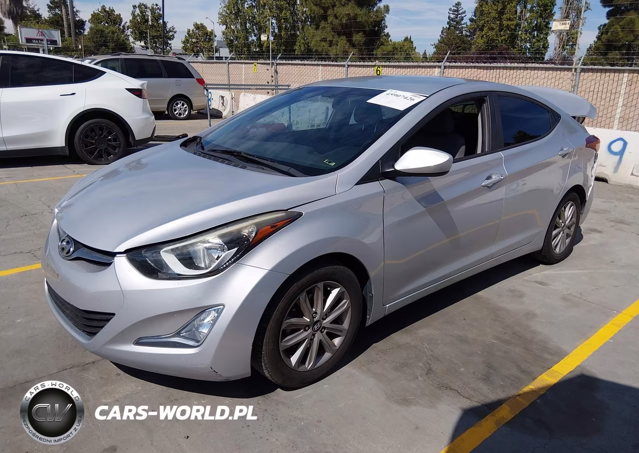 2014 Hyundai Elantra Se VIN:KMHDH4AE2EU084037 - 2