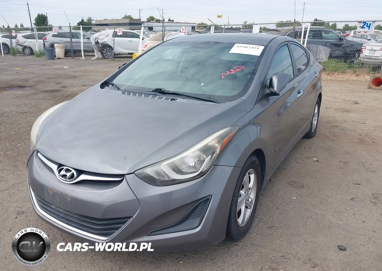 2014 Hyundai Elantra Se VIN:5NPDH4AE9EH500678 - 2