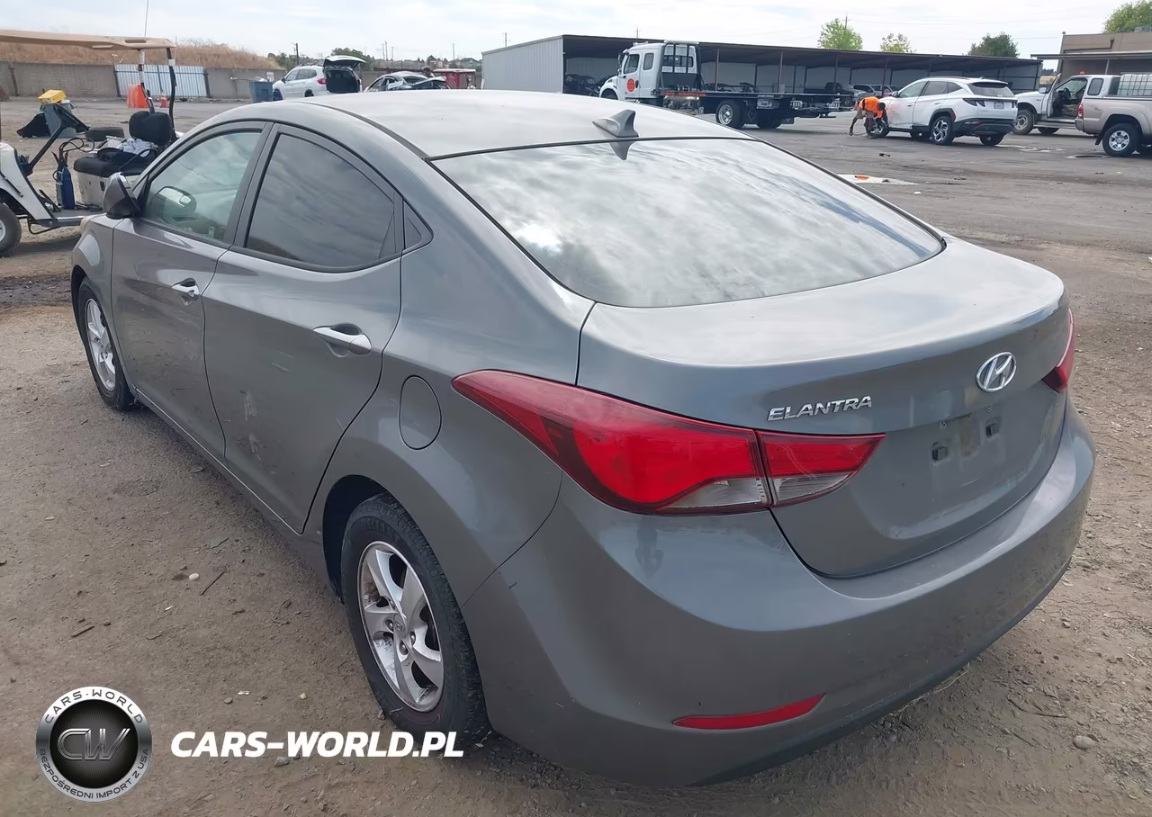 2014 Hyundai Elantra Se VIN:5NPDH4AE9EH500678 - 3
