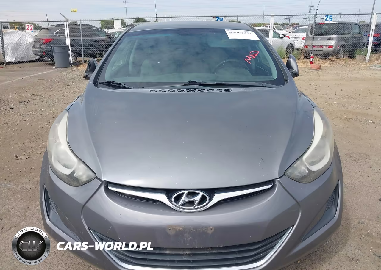 2014 Hyundai Elantra Se VIN:5NPDH4AE9EH500678 - 6