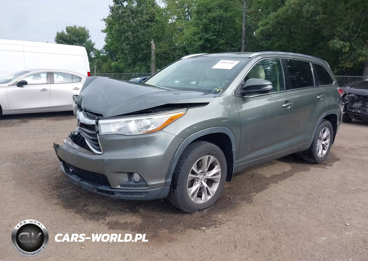 2015 Toyota Highlander Xle V6 VIN:5TDJKRFH9FS112317 - 2