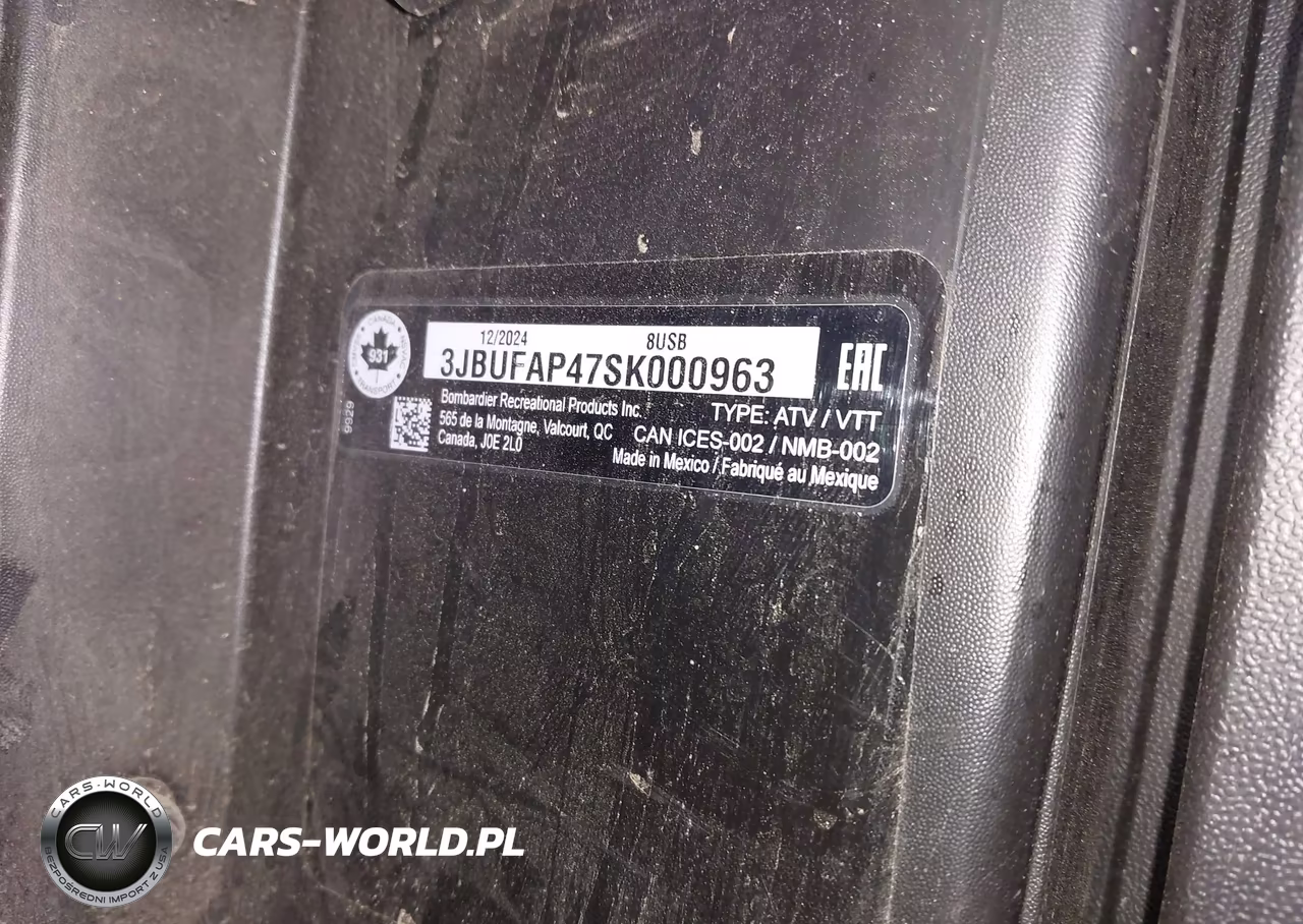 2025 Can-Am Defender Dps Cab Hd9 VIN:3JBUFAP47SK000963 - 10