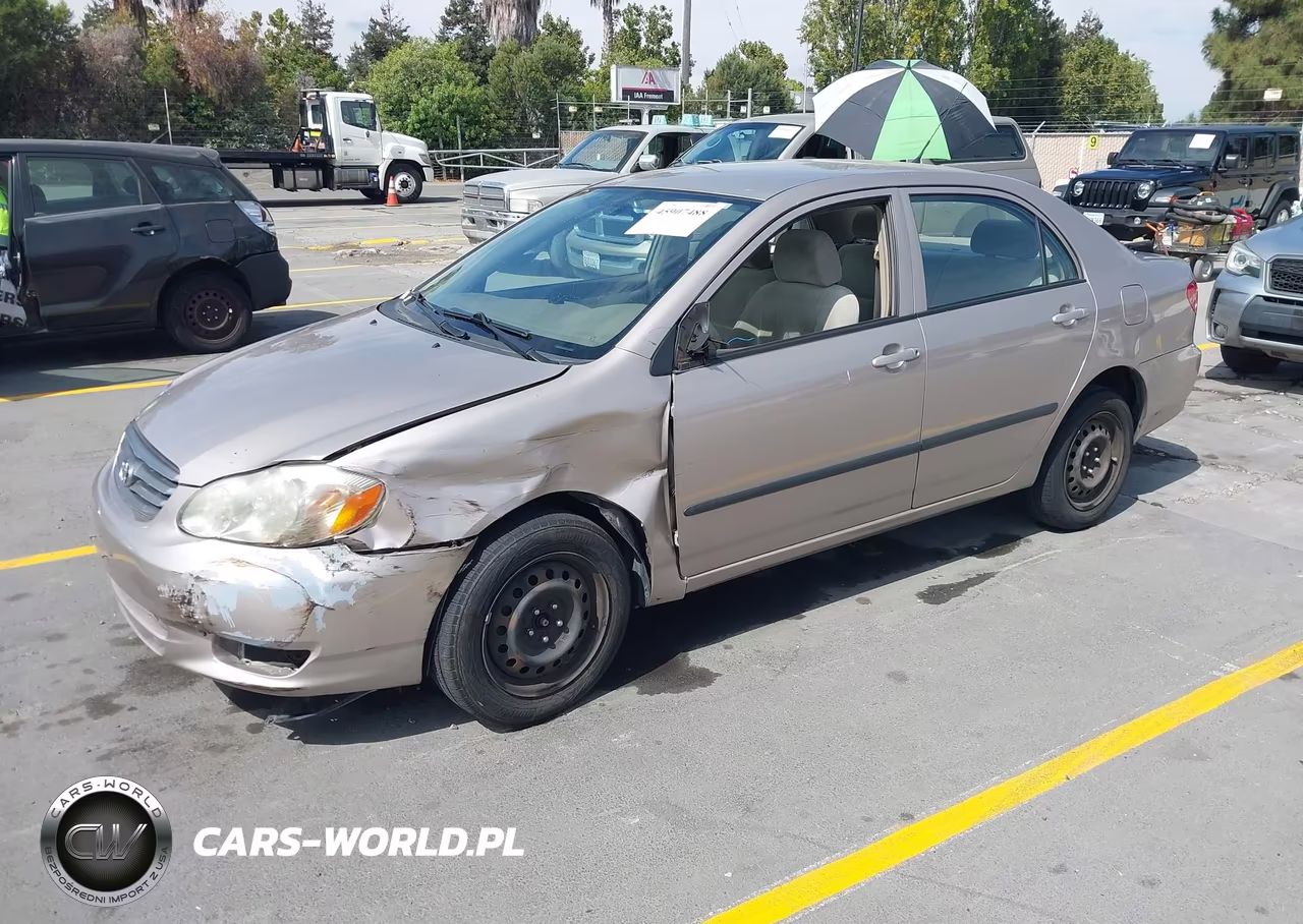 2003 Toyota Corolla Ce VIN:1NXBR32E73Z110674 - 2