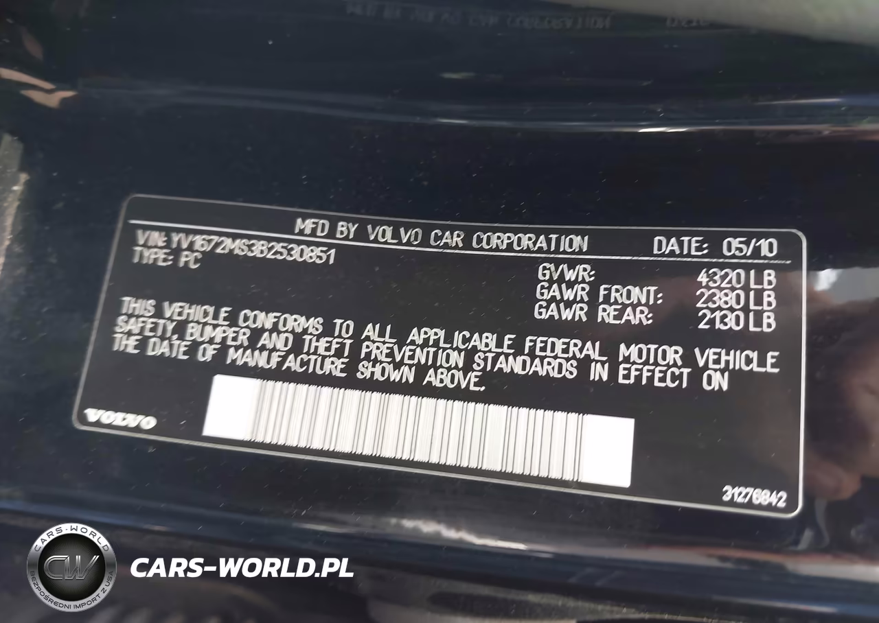 2011 Volvo S40 R-Design-T5 (Retail Only) VIN:YV1672MS3B2530851 - 9