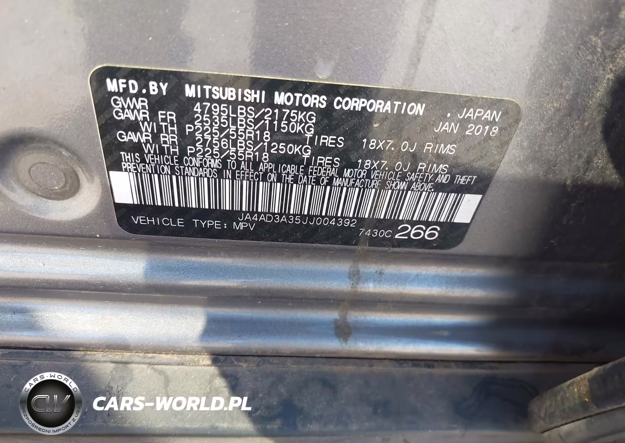 2018 Mitsubishi Outlander Sel VIN:JA4AD3A35JJ004392 - 9