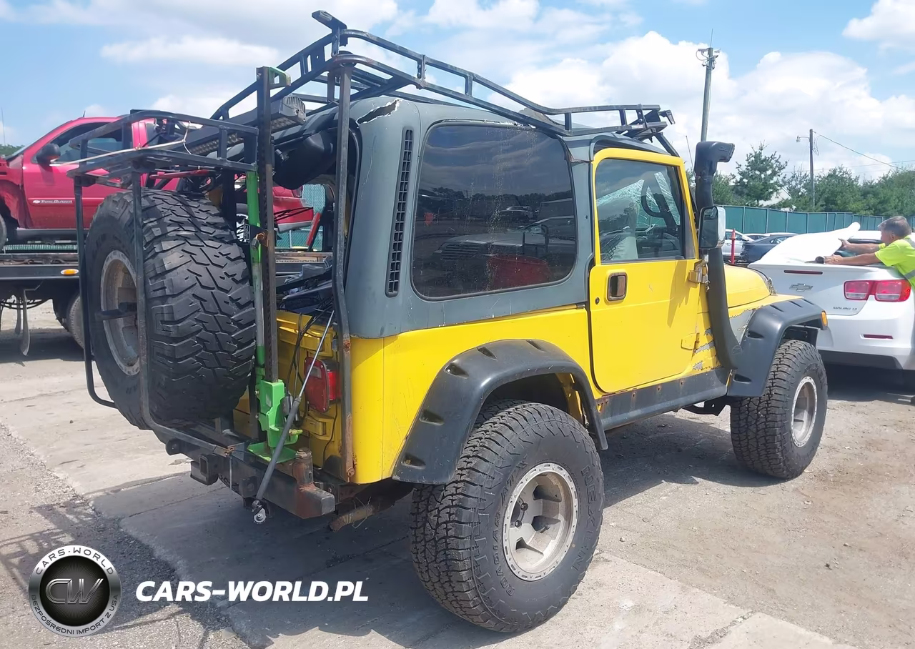 2000 Jeep Wrangler Sport VIN:1J4FA49S6YP750034 - 4