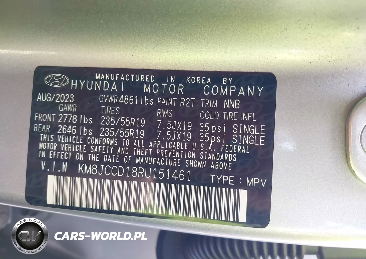 2024 Hyundai Tucson Hybrid Sel Convenience VIN:KM8JCCD18RU151461 - 9