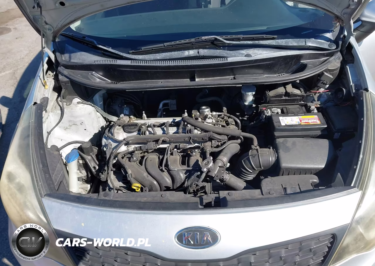 2012 Kia Rio Lx VIN:KNADM4A31C6041726 - 10