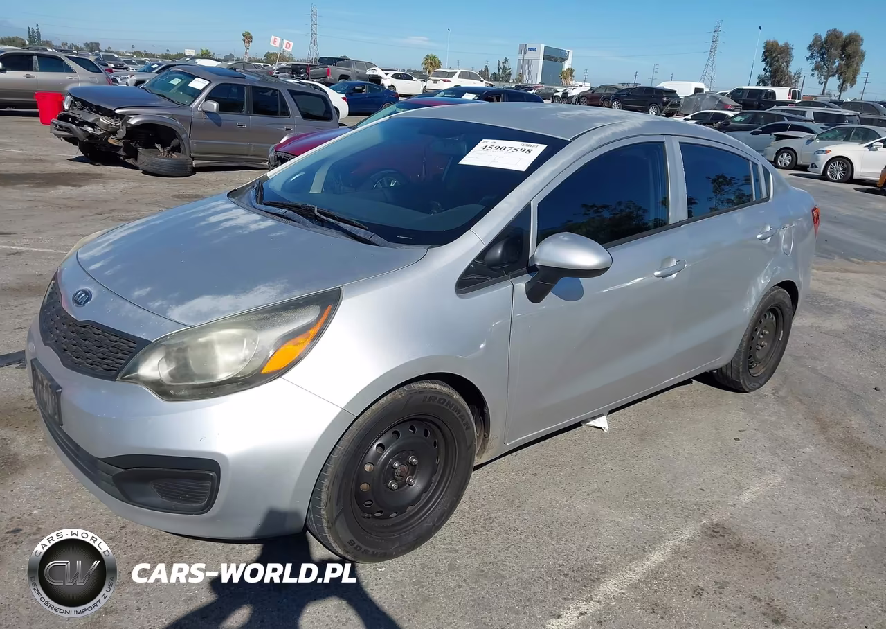 2012 Kia Rio Lx VIN:KNADM4A31C6041726 - 2