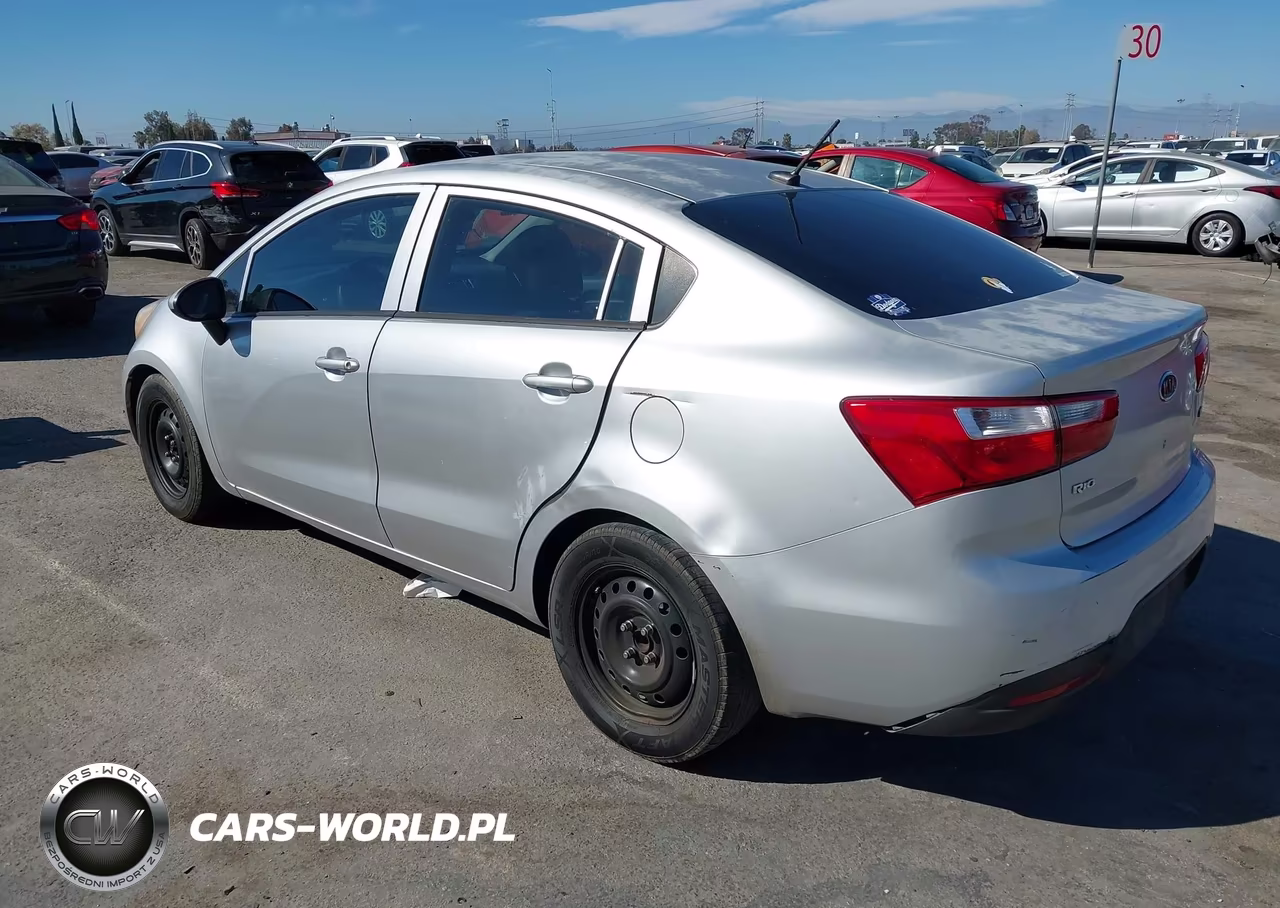 2012 Kia Rio Lx VIN:KNADM4A31C6041726 - 3