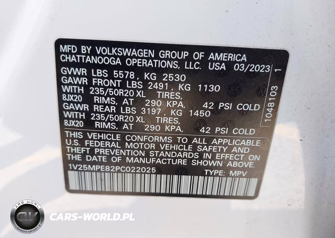 2023 Volkswagen Id.4 S VIN:1V25MPE82PC022025 - 9