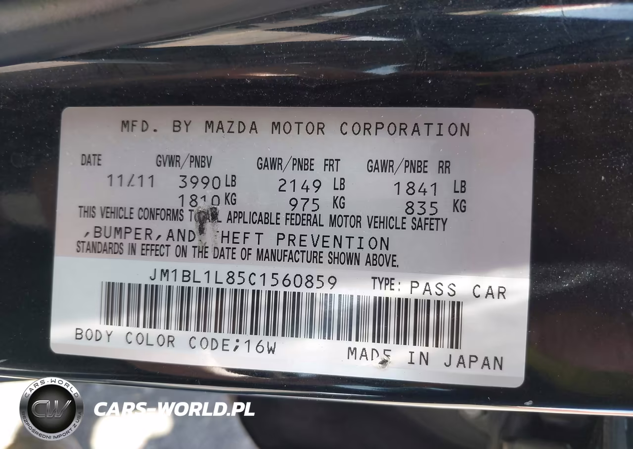 2012 Mazda Mazda3 I Touring VIN:JM1BL1L85C1560859 - 9
