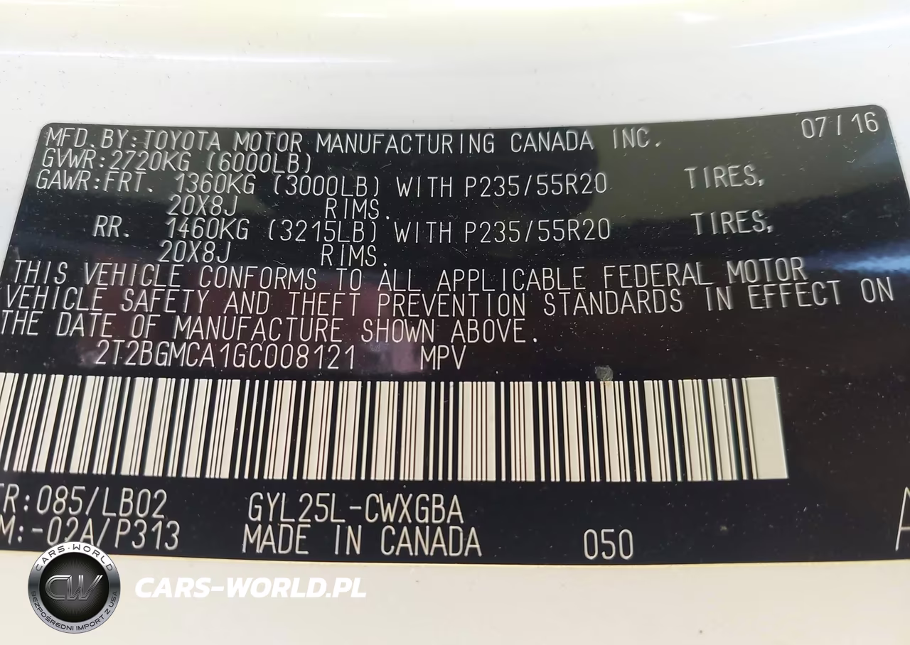 2016 Lexus Rx 450H VIN:2T2BGMCA1GC008121 - 9
