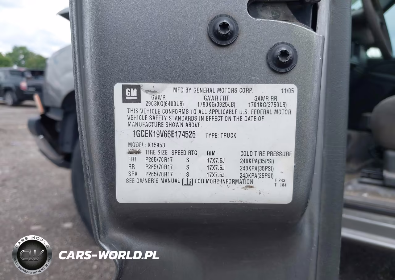 2006 Chevrolet Silverado 1500 Work Truck VIN:1GCEK19V66E174526 - 9