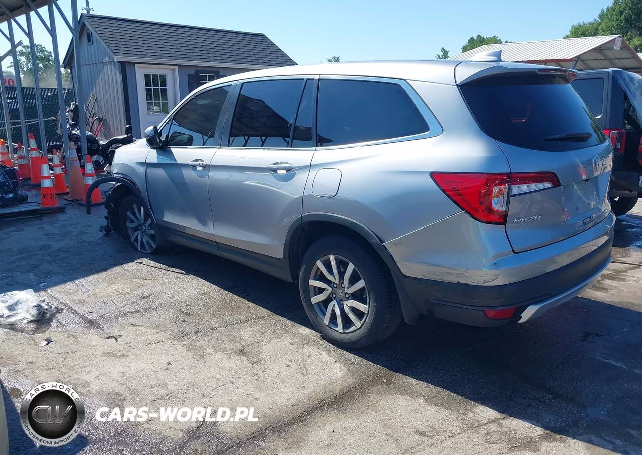 2022 Honda Pilot Awd Ex-L VIN:5FNYF6H56NB083821 - 3