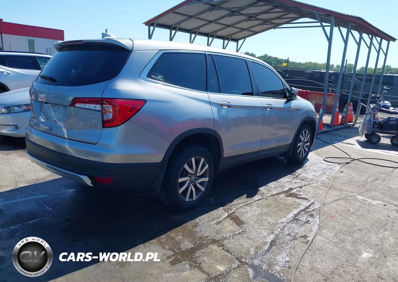 2022 Honda Pilot Awd Ex-L VIN:5FNYF6H56NB083821 - 4