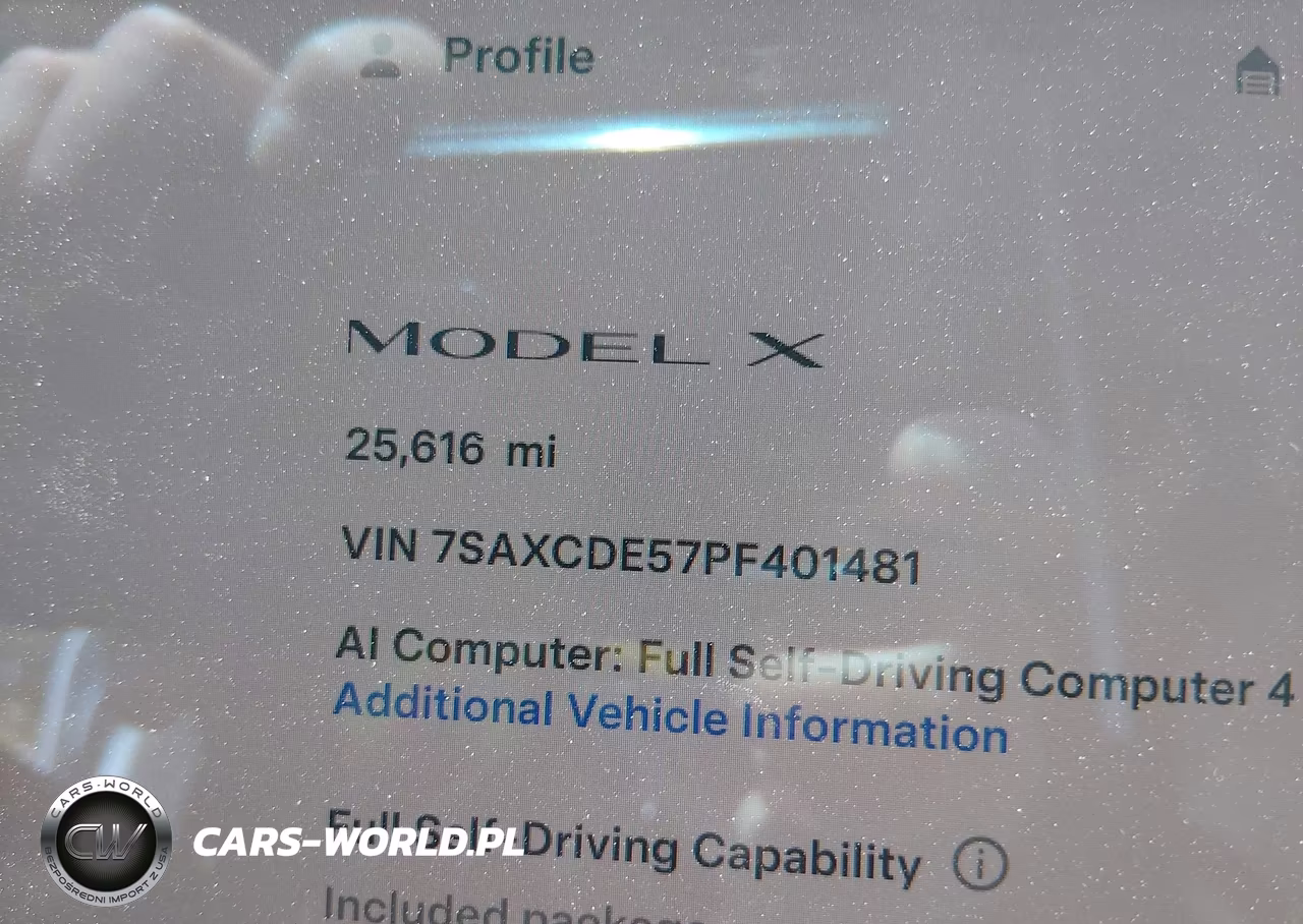 2023 Tesla Model X Dual Motor All-Wheel Drive-Standard Range VIN:7SAXCDE57PF401481 - 15