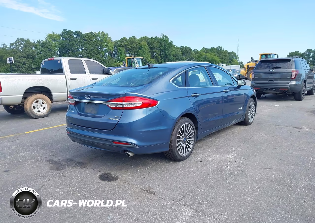 2018 Ford Fusion Hybrid Se VIN:3FA6P0LU6JR287176 - 4