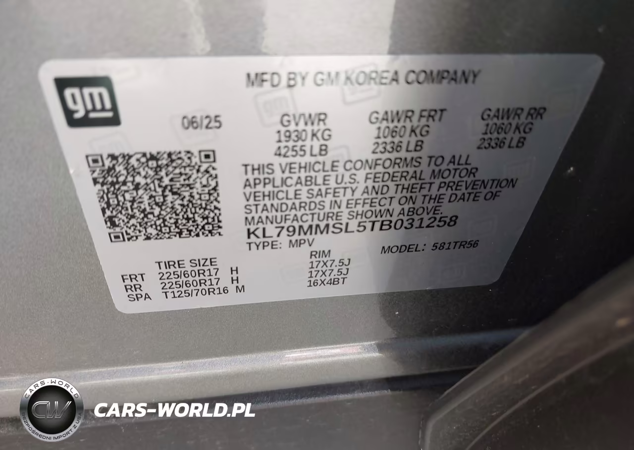 2026 Chevrolet Trailblazer Fwd Ls VIN:KL79MMSL5TB031258 - 9